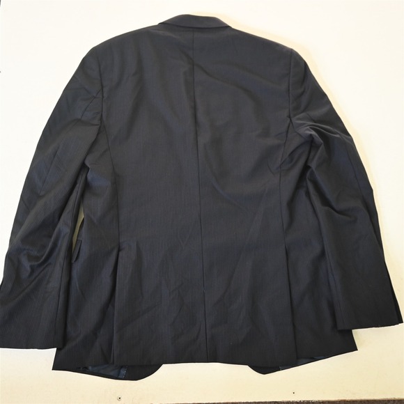 Neiman Marcus 46R Blue Striped 100% Wool‎ Sable Blazer Suit Jacket Sport Coat - Picture 12 of 12